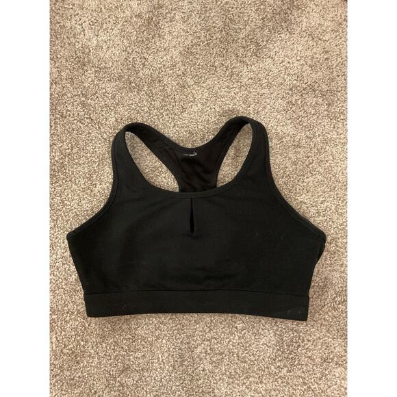 Fabletics Black Sylvia Keyhole High Impact Sports Bra, S - Picture 3 of 7